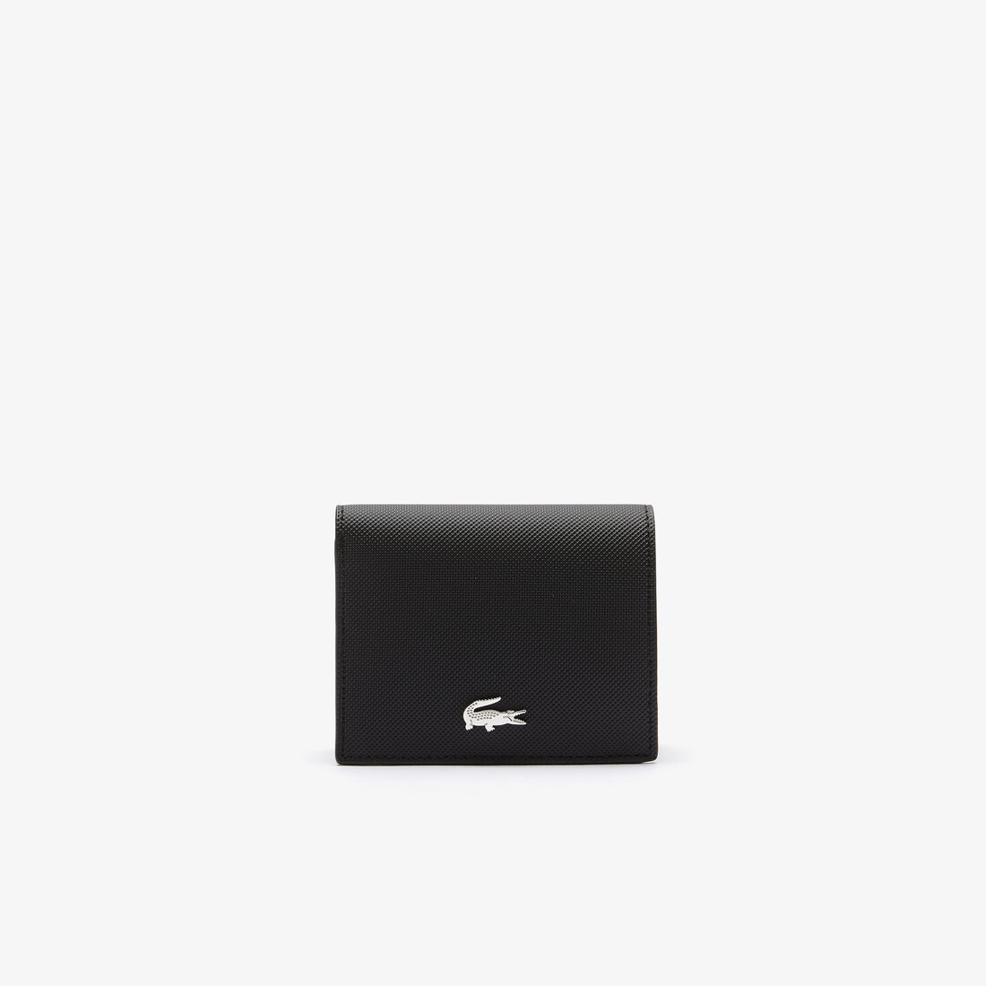 Lacoste Anna Small Snap Folding Women's Wallets Black | 625-ZHBNAD