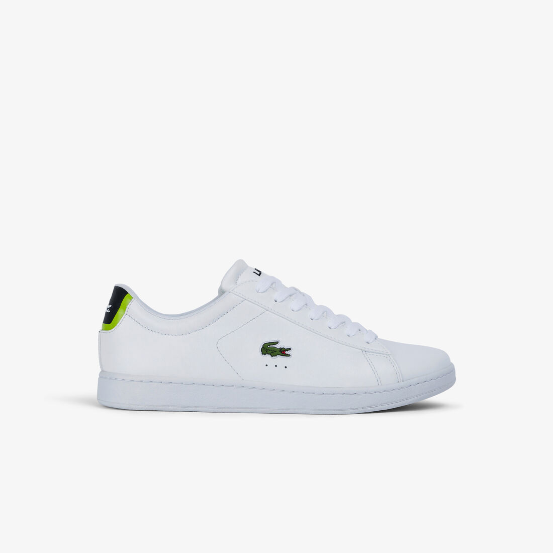 Lacoste Carnaby Leather Men's Sneakers White / Light Green | 349-INTLQE