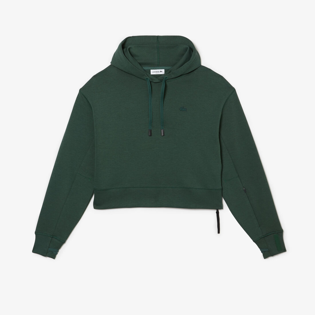 Lacoste Color-block Hooded Women's Sweatshirts Green | 576-QHZNBO