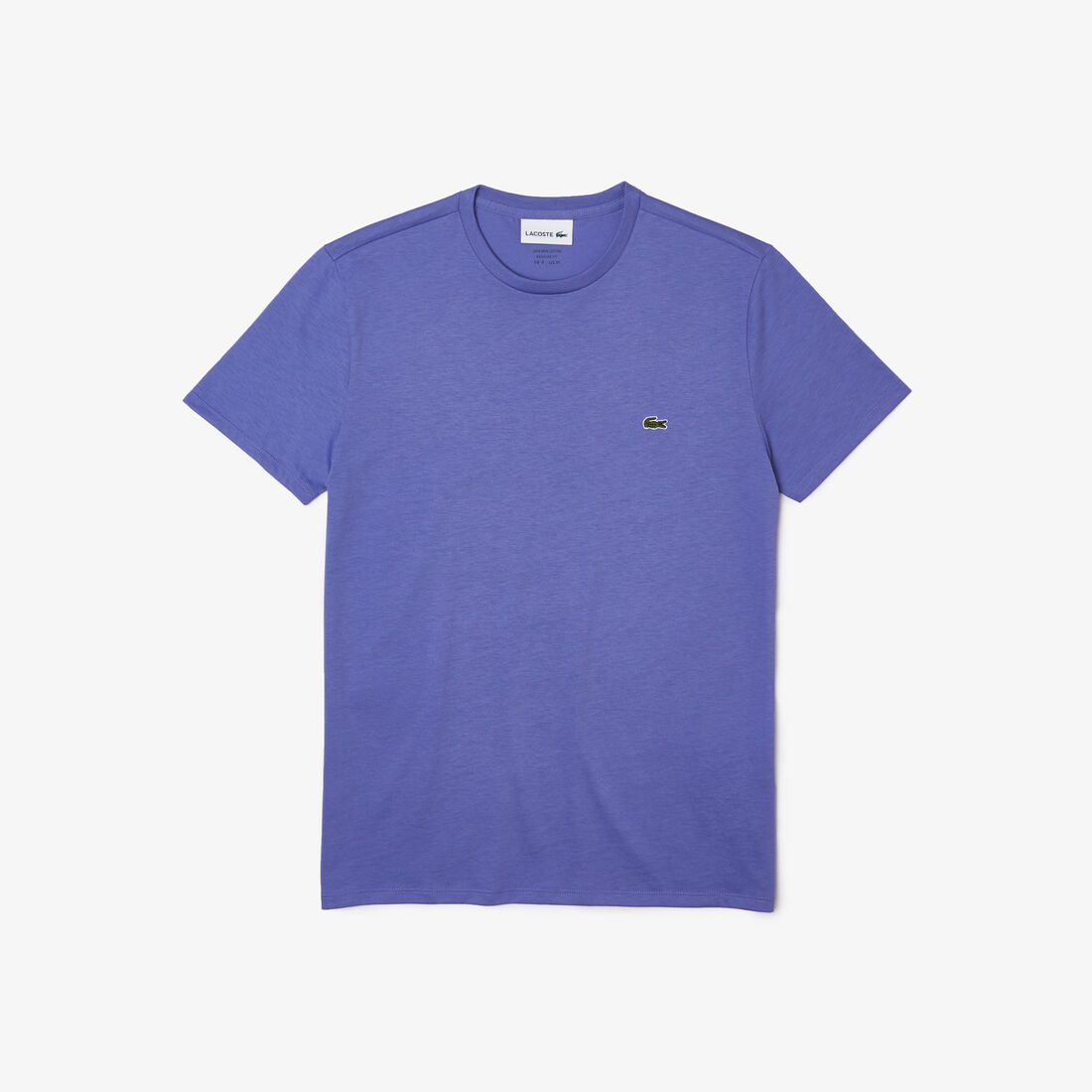 Lacoste Crew Neck Pima Cotton Jersey Men's T Shirts Blue | 083-IMFGQU