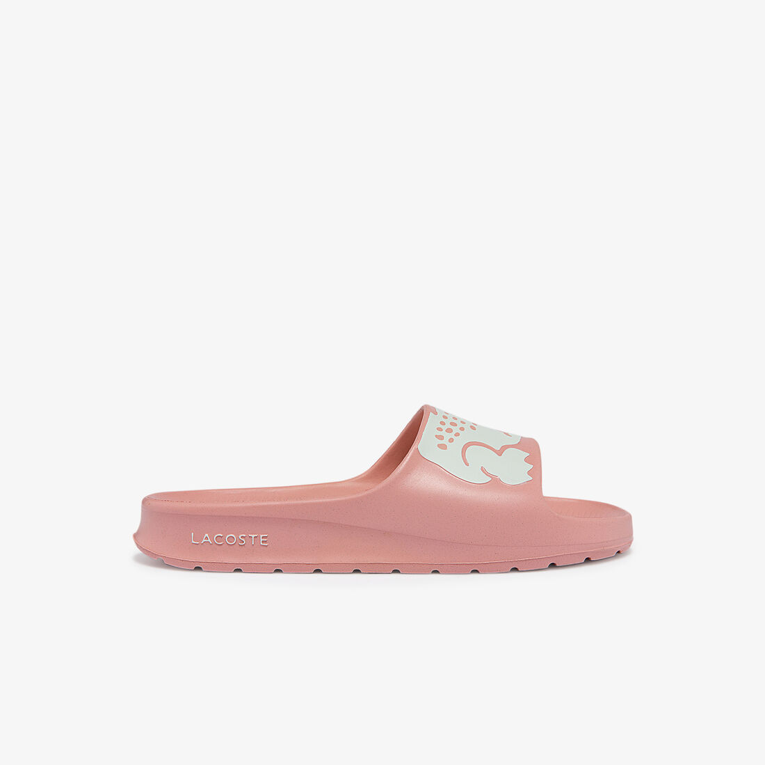 Lacoste Croco 2.0 Synthetic Print Women's Slides Pink | 528-EONYIF