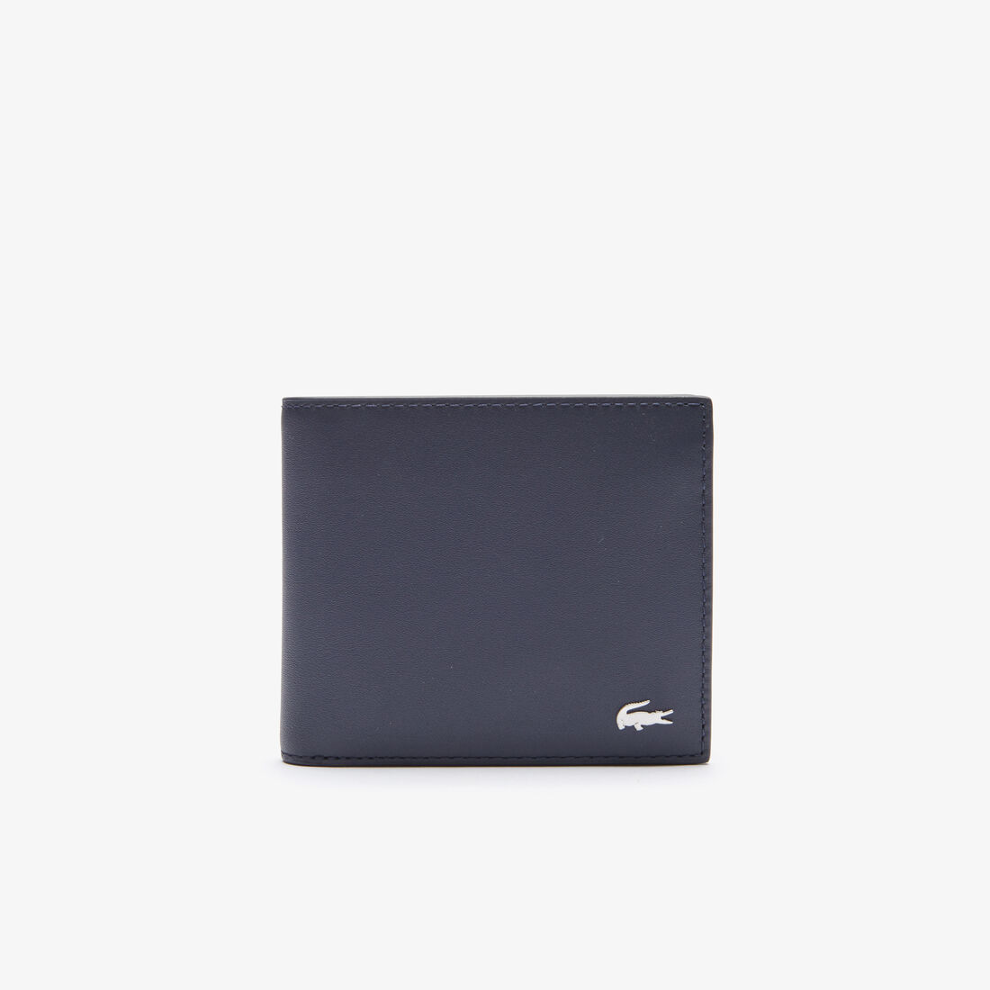 Lacoste Fitzgerald Billfold In Leather Men's Wallets Blue | 190-HDEQKV