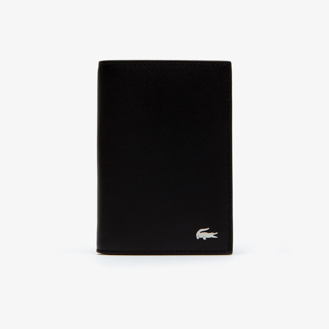 Lacoste Fitzgerald Leather 7 Card Men's Wallets Black | 013-WEDPNZ