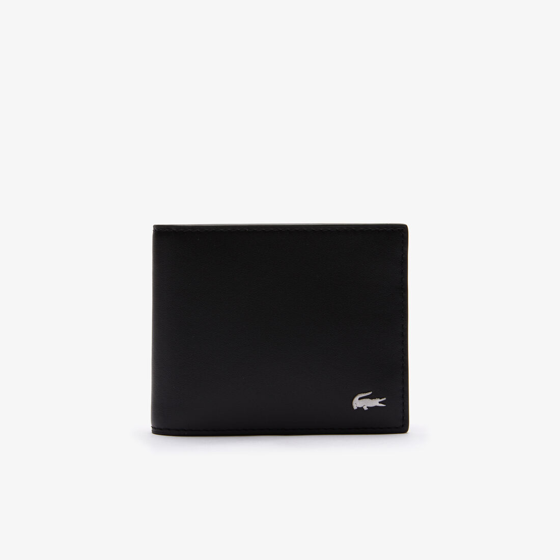 Lacoste Fitzgerald Leather Six Card Men's Wallets Black | 827-RYBGLX