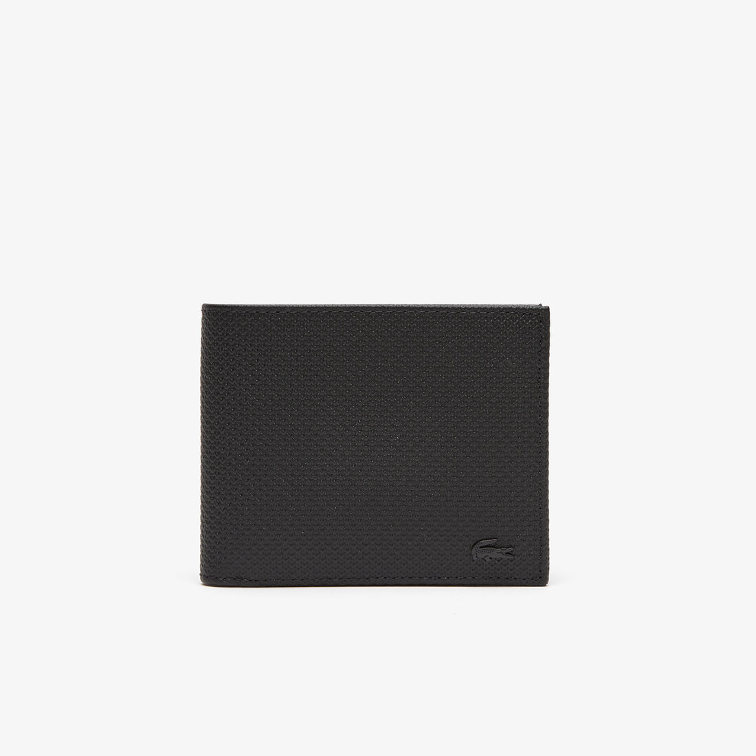 Lacoste Foldable Calfskin Men's Wallets Black | 024-WGQXVU