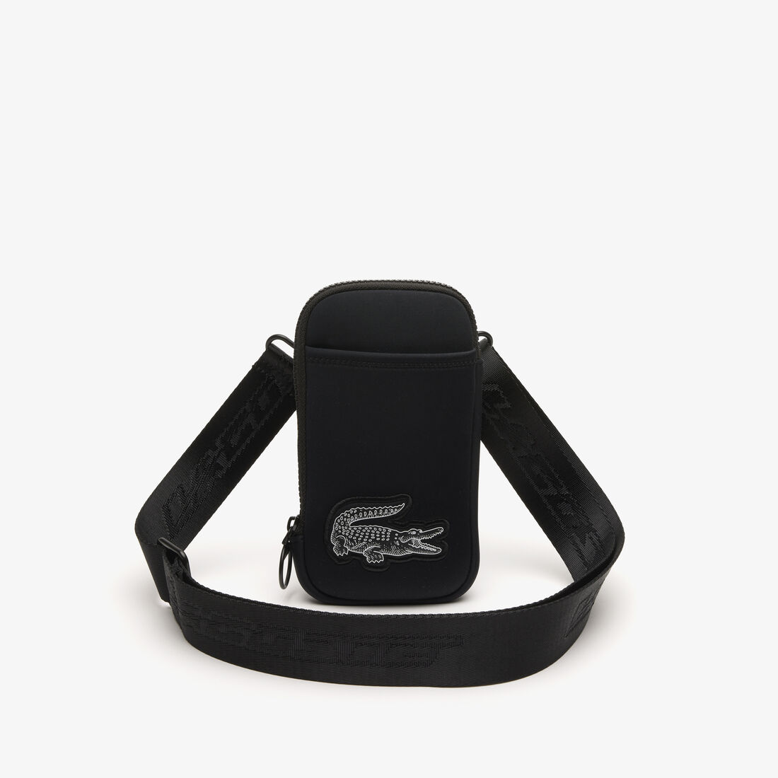 Lacoste Logo Strap Smartphone Holder Women's Wallets Black | 260-BGYAWE