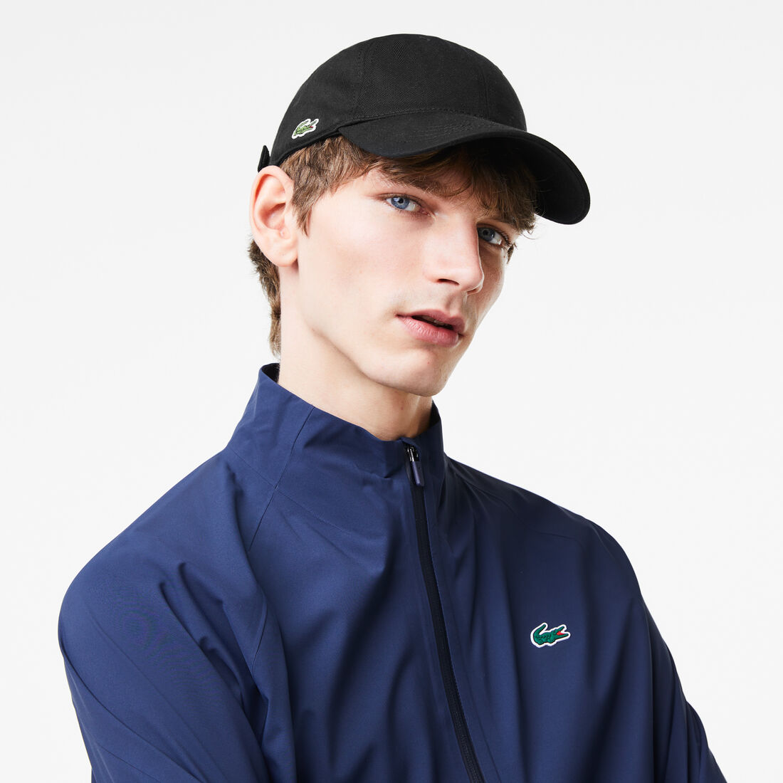 Lacoste Organic Cotton Twill Men's Hats Black | 412-UNBRZP