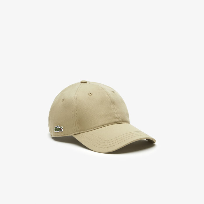 Lacoste Organic Cotton Twill Men's Hats Beige | 540-PZNYJA