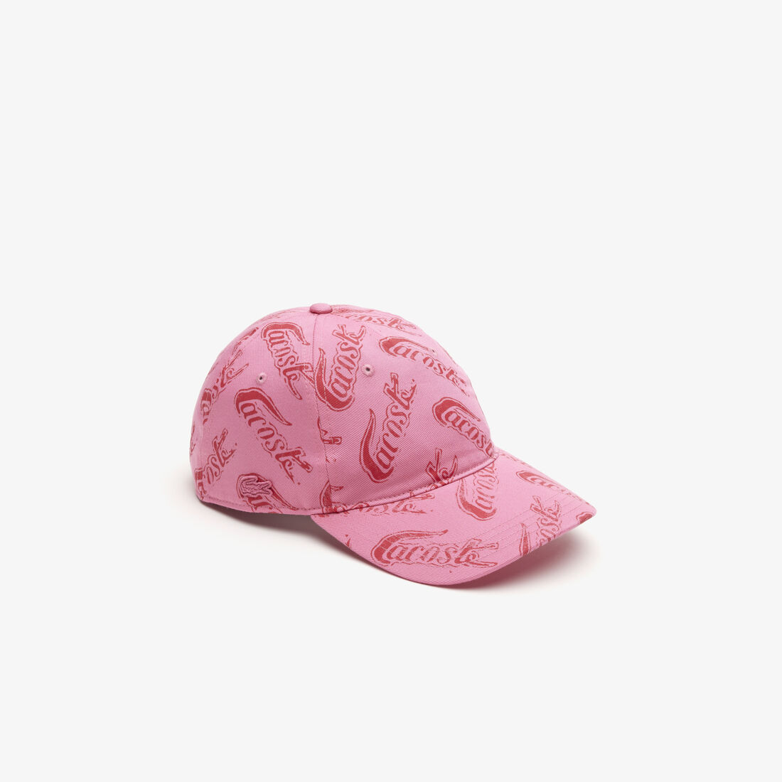 Lacoste Organic Cotton Vintage Print Men's Hats Pink / Red | 953-ULRYHW