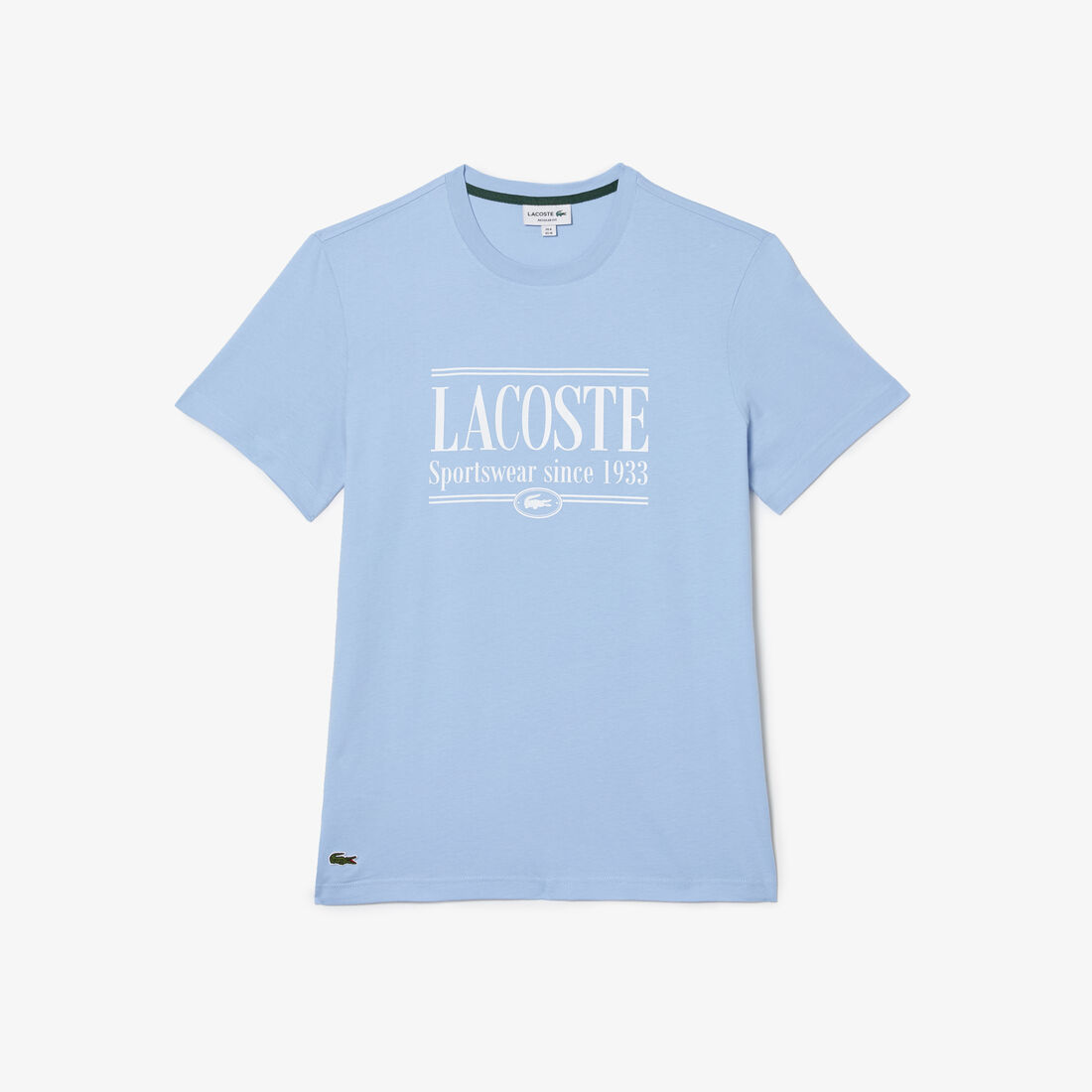 Lacoste Regular Fit Jersey Men's T Shirts Blue | 947-HYPSKN