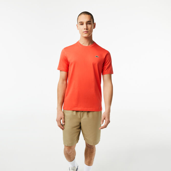 Lacoste Sport Breathable Men's T Shirts Orange | 851-XUNEKD