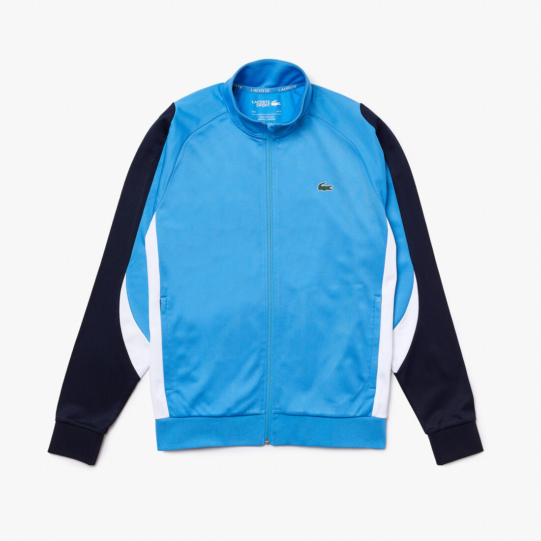 Lacoste Sport Classic Fit Zip Tennis Men's Sweatshirts Blue | 715-LSZUIE