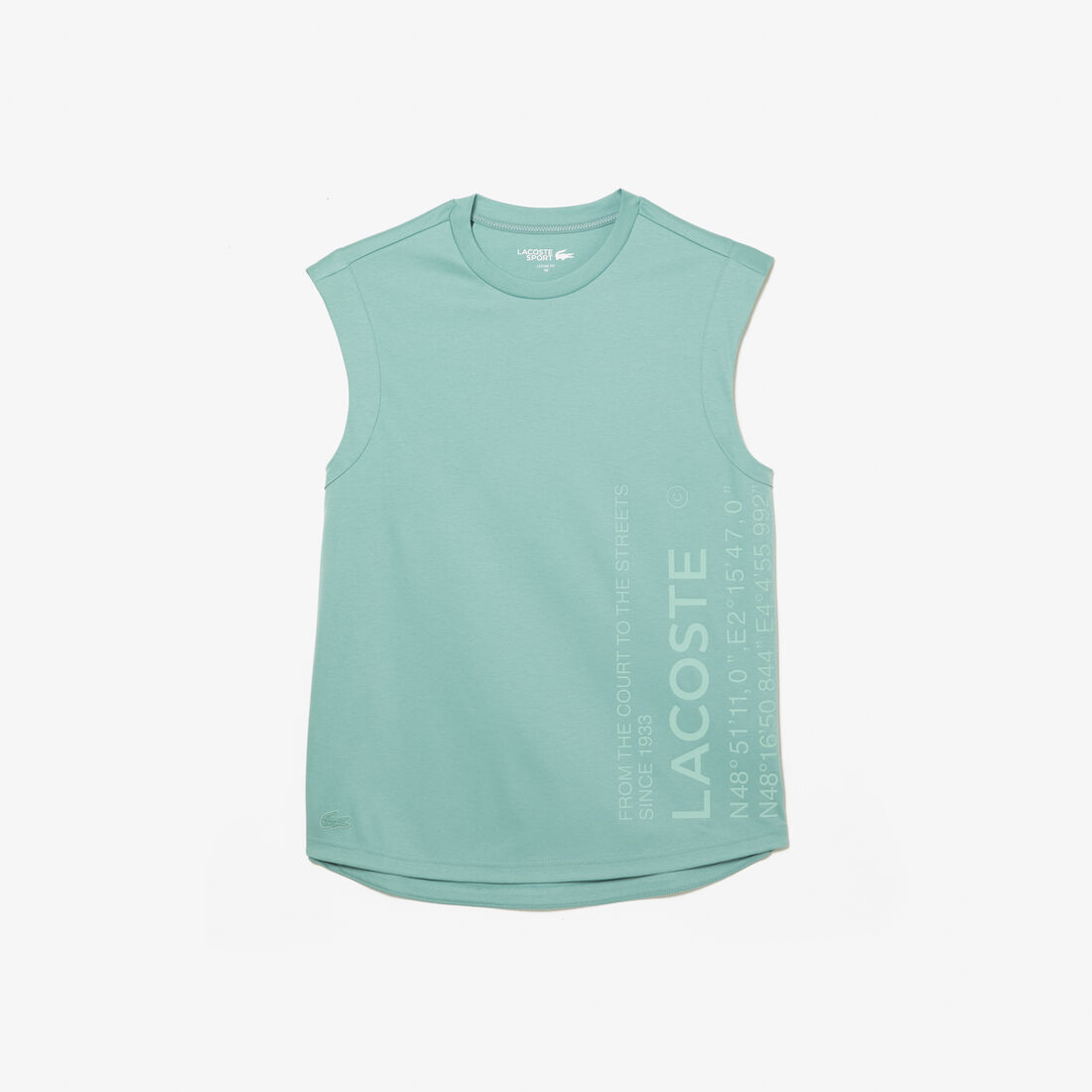 Lacoste Sport Loose Fit Branded Coordinate Women's T Shirts Green | 140-KXDPEM