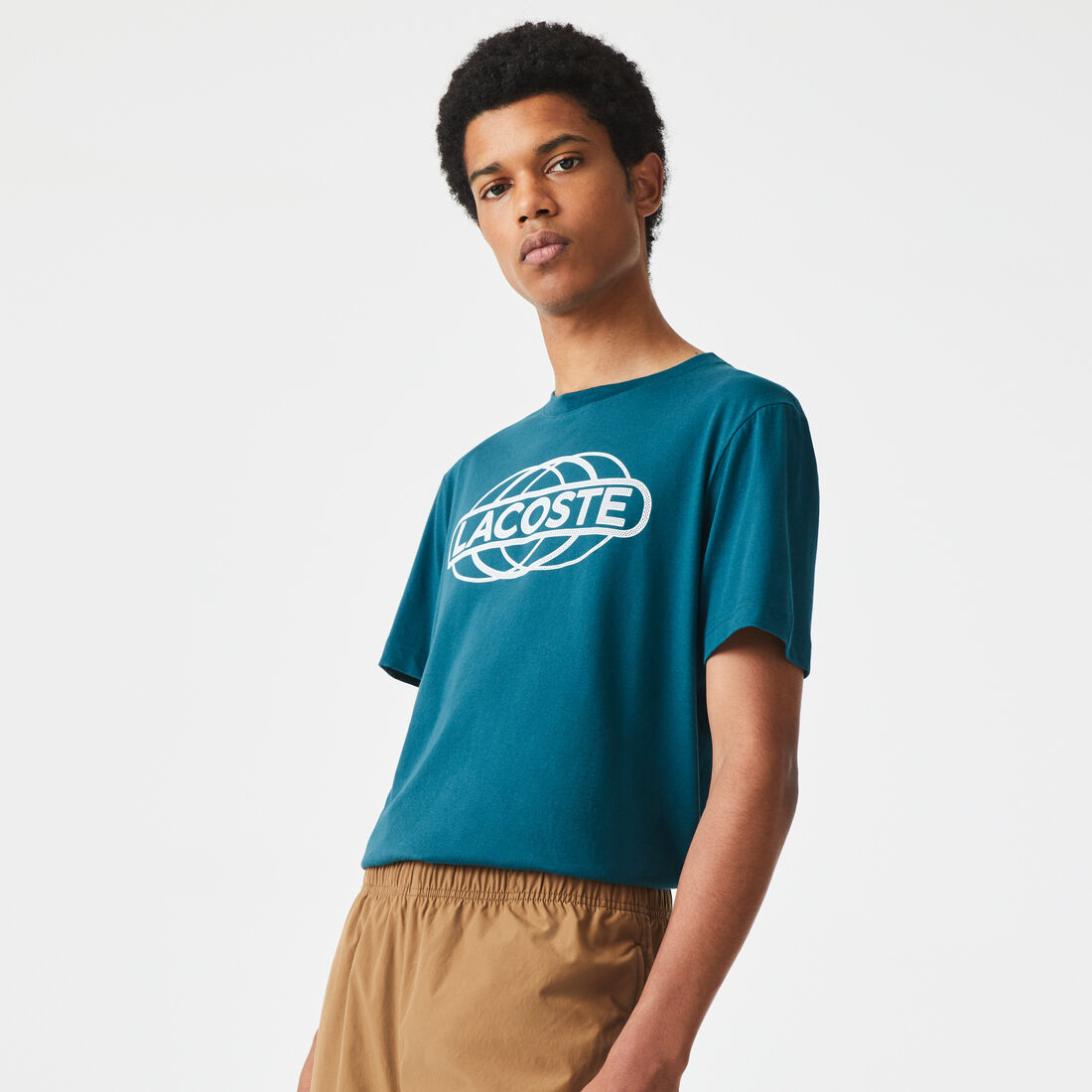 Lacoste Sport Organic Jersey Men's T Shirts Green | 618-YPXCTR