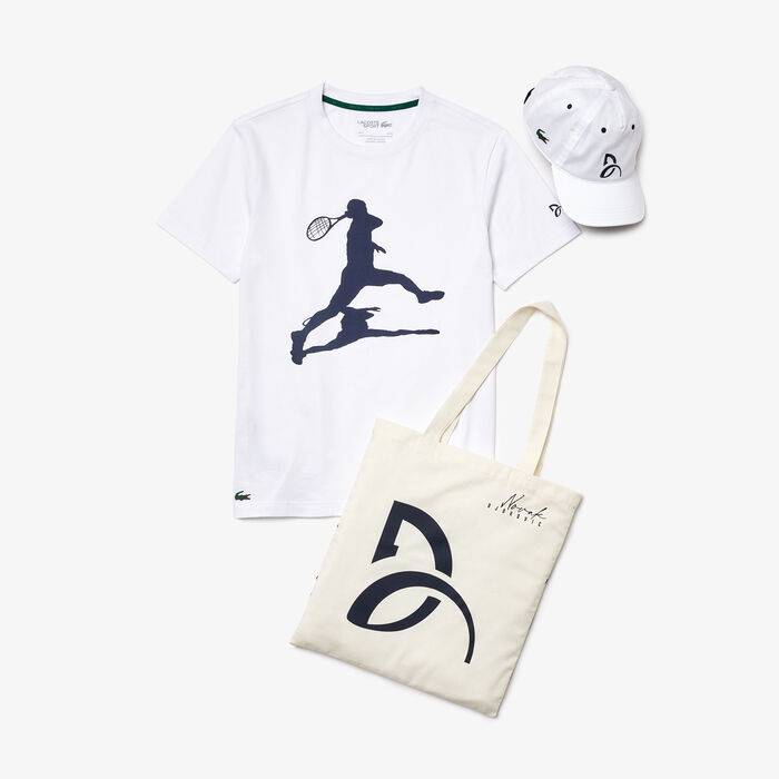 Lacoste Sport X Novak Djokovic Pack Men's T Shirts White | 231-ZUYESR