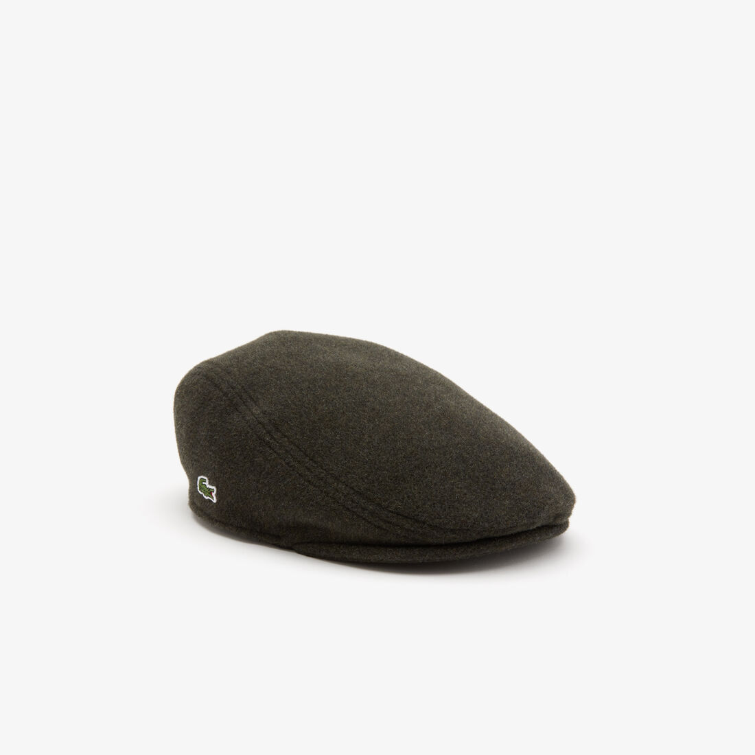 Lacoste Wool Felt Blend Beret Men's Hats Green | 421-FCXBVM