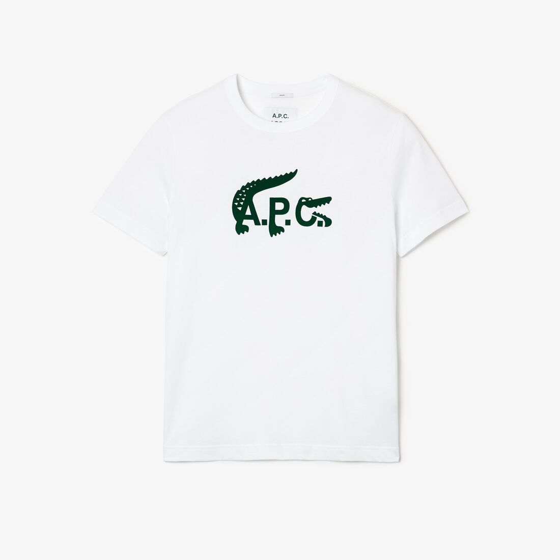 Lacoste X A.p.c. Jersey Men's T Shirts White | 530-DZJBCU