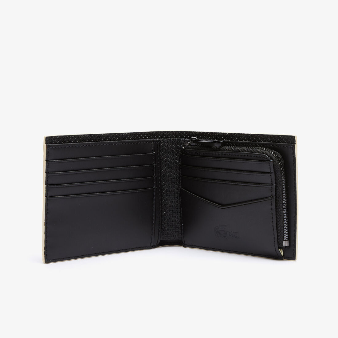 Lacoste Chantaco Small Men's Wallets Black | 529-SOXHWG