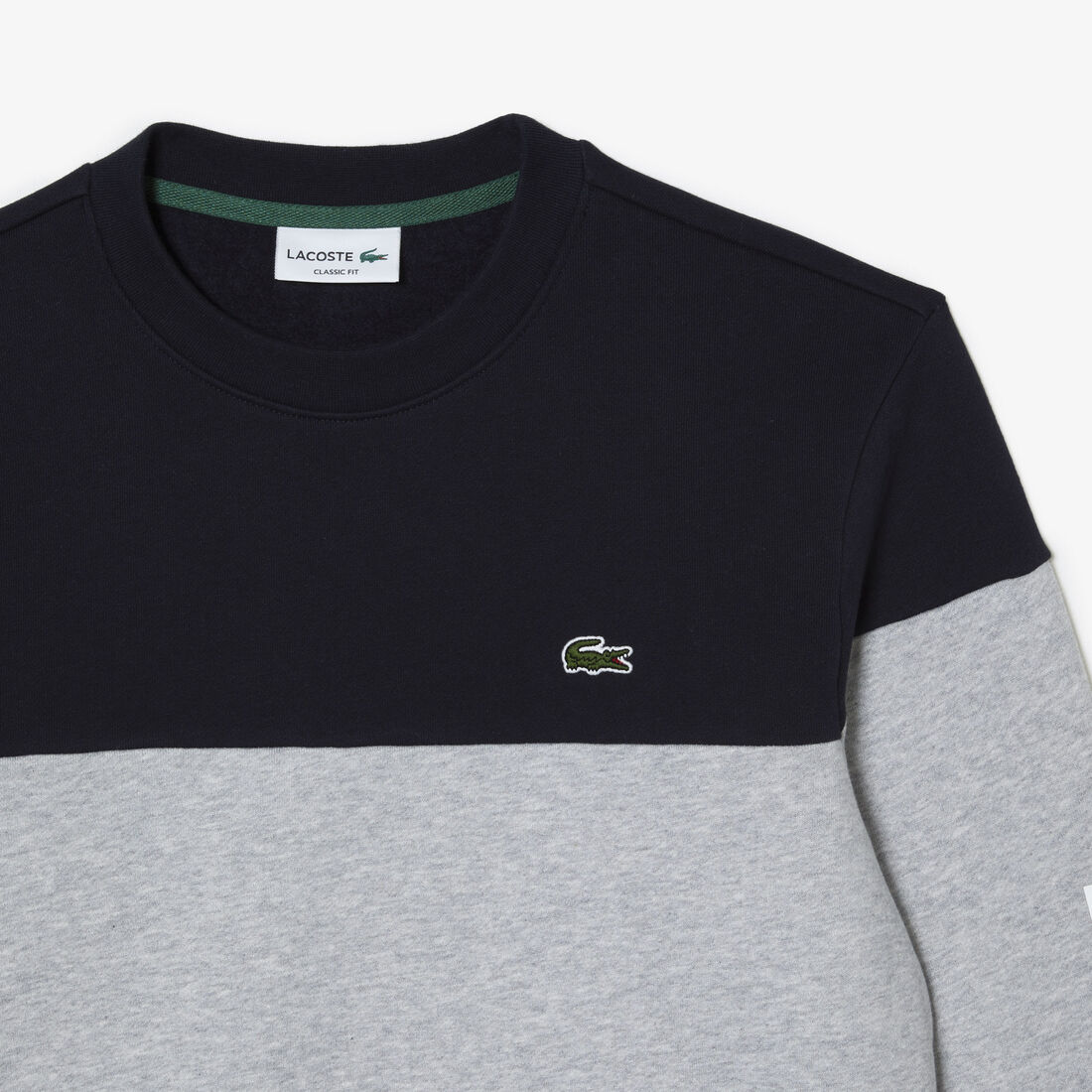 Lacoste Classic Colourblock Branded Men's Sweatshirts Navy Blue / Grey | 415-GXNUQF