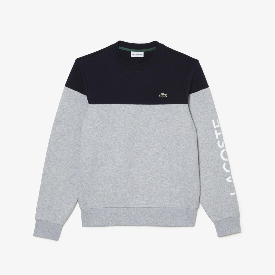 Lacoste Classic Colourblock Branded Men\'s Sweatshirts Navy Blue / Grey | 415-GXNUQF