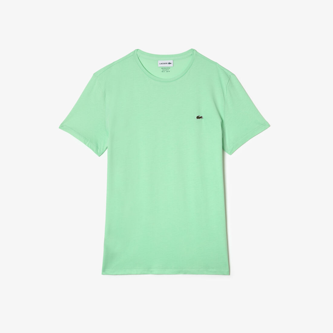 Lacoste Crew Neck Pima Cotton Jersey Men's T Shirts Light Green | 158-FJORIL