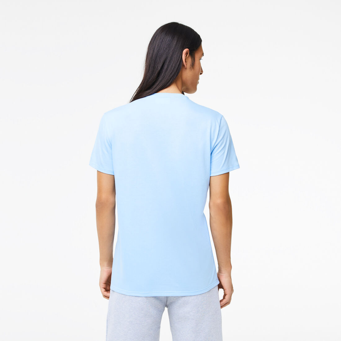 Lacoste Crew Neck Pima Cotton Jersey Men's T Shirts Blue | 921-SCTYWZ