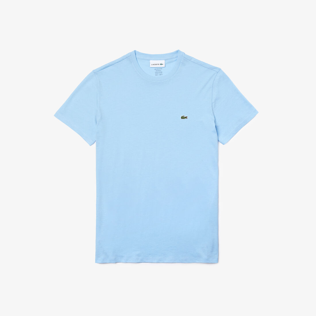 Lacoste Crew Neck Pima Cotton Jersey Men's T Shirts Blue | 921-SCTYWZ