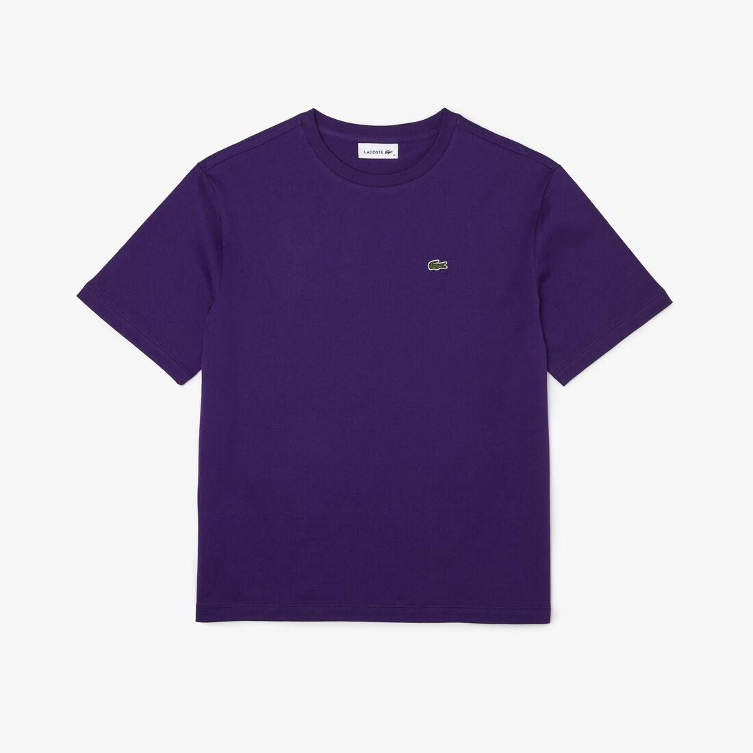 Lacoste Crew Neck Premium Cotton Women's T Shirts Purple | 182-RYKBHW