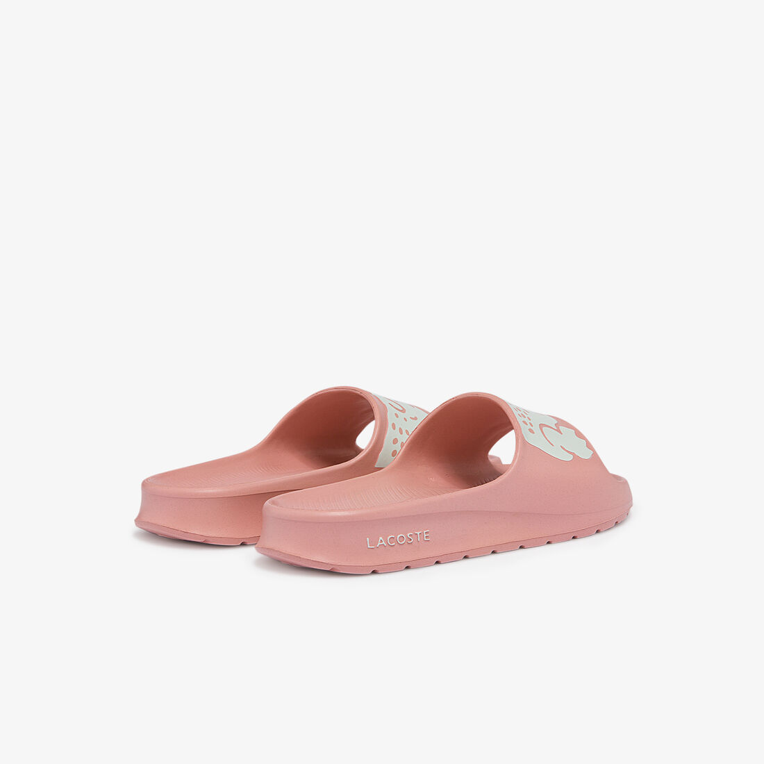 Lacoste Croco 2.0 Synthetic Print Women's Slides Pink | 528-EONYIF