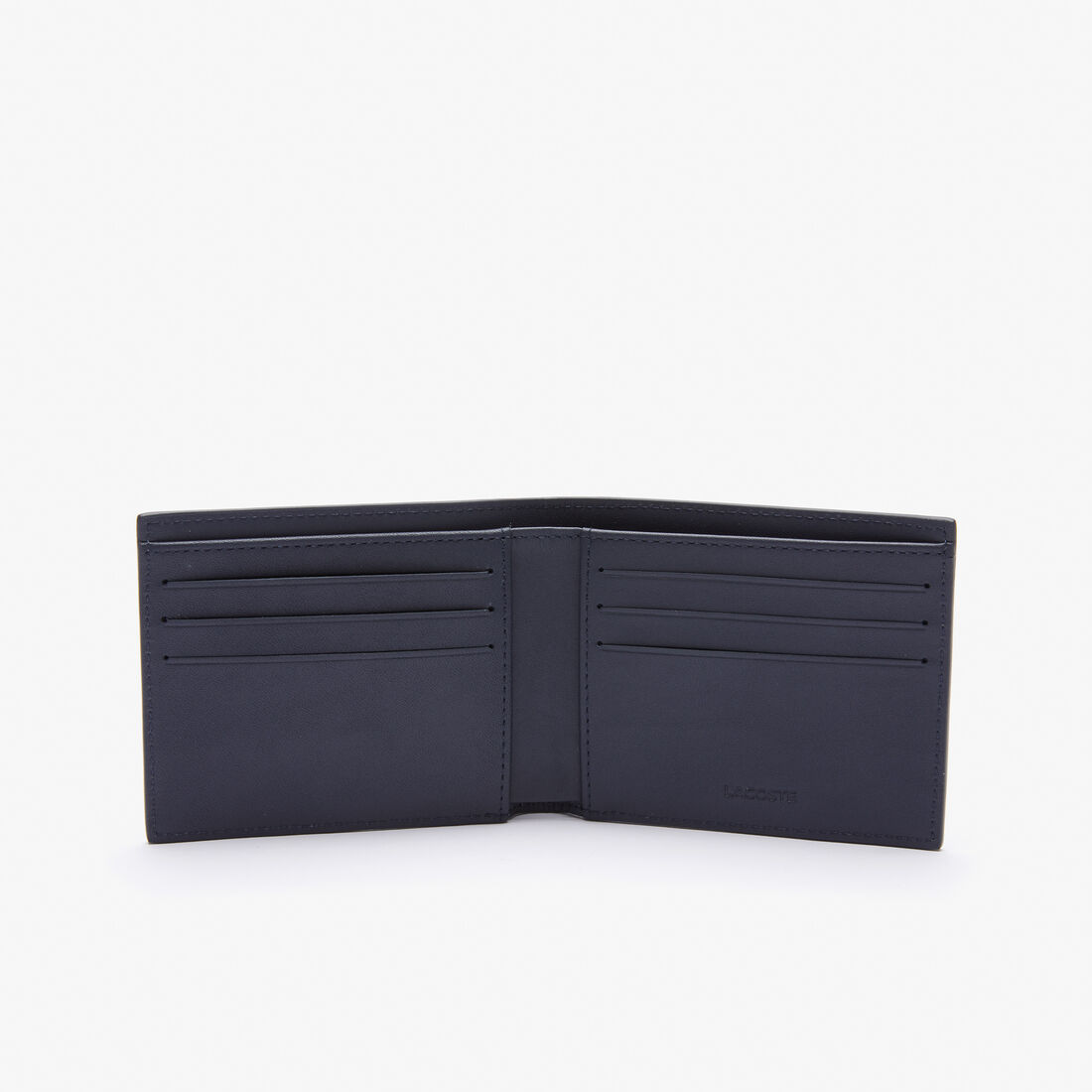 Lacoste Fitzgerald Leather Six Card Men's Wallets Blue | 574-AOVRHX