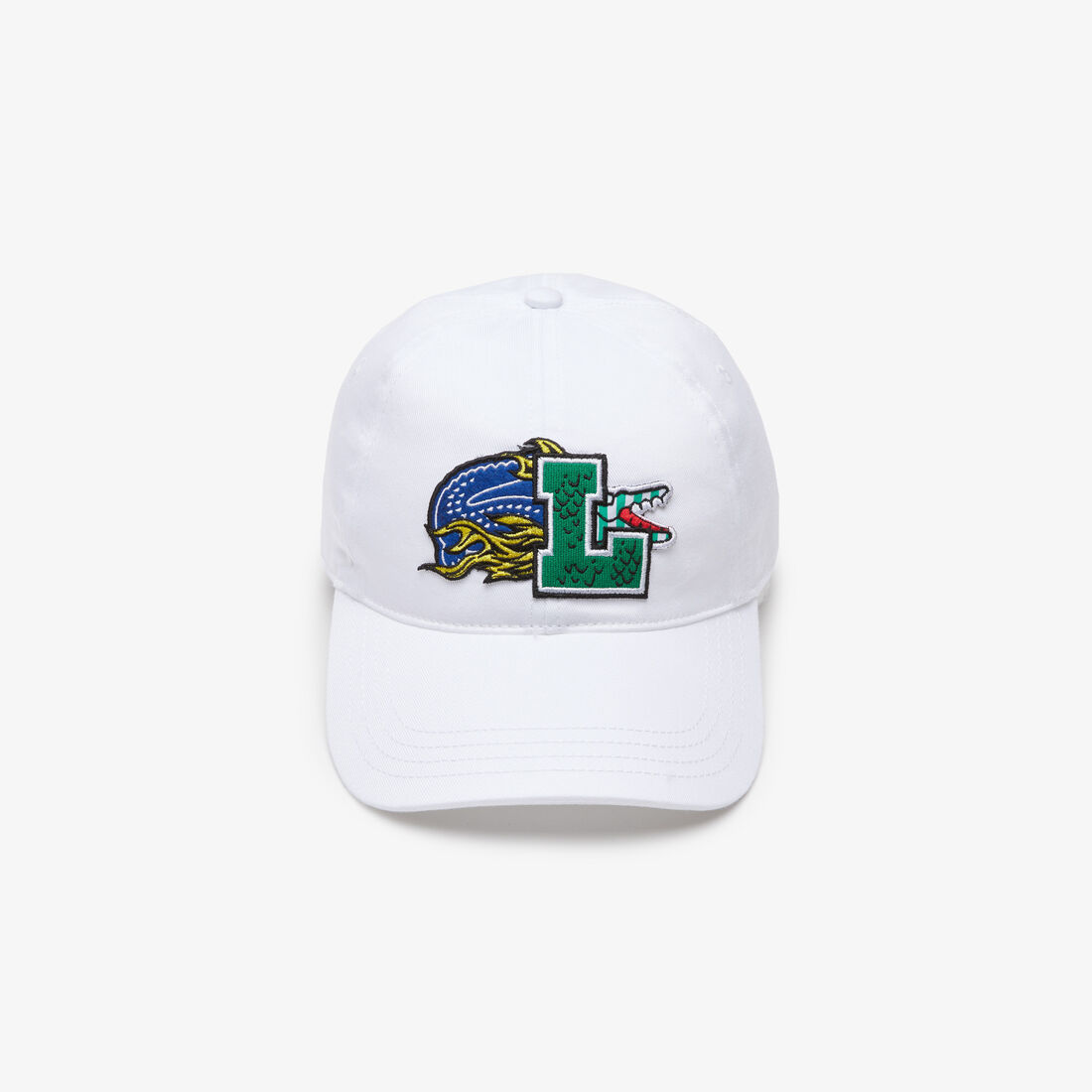 Lacoste Holiday Contrast Badge Men's Hats White | 589-DVUHLT