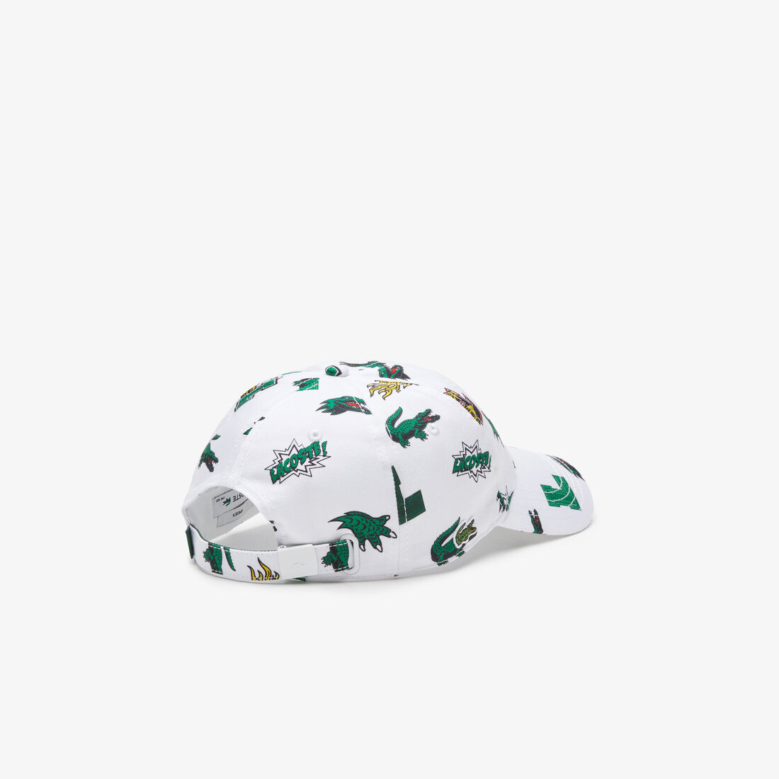 Lacoste Holiday Crocodile Print Men's Hats White | 062-ZYRCKV