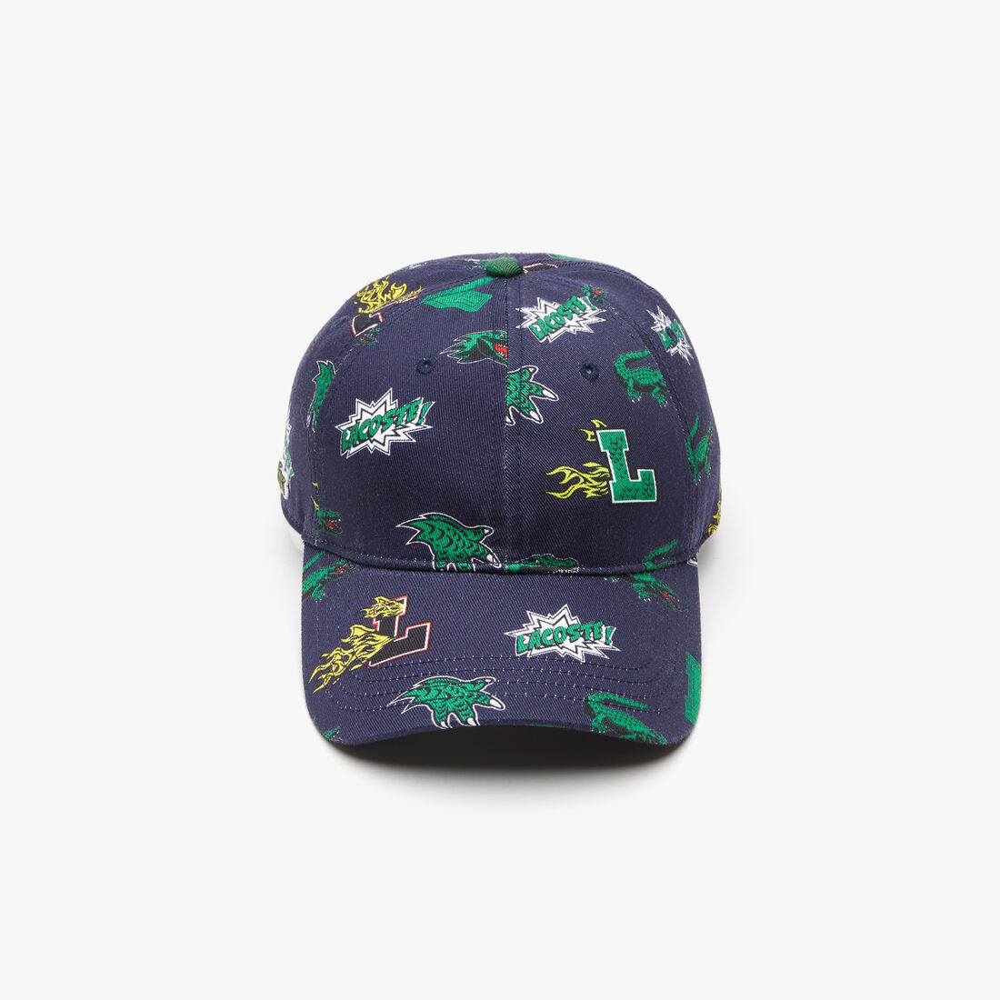 Lacoste Holiday Crocodile Print Men's Hats Navy Blue | 869-FPMUTL