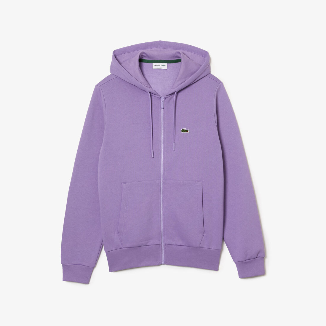 Lacoste Kangaroo Pocket Fleece Men's Sweatshirts Purple | 869-JGYNLX