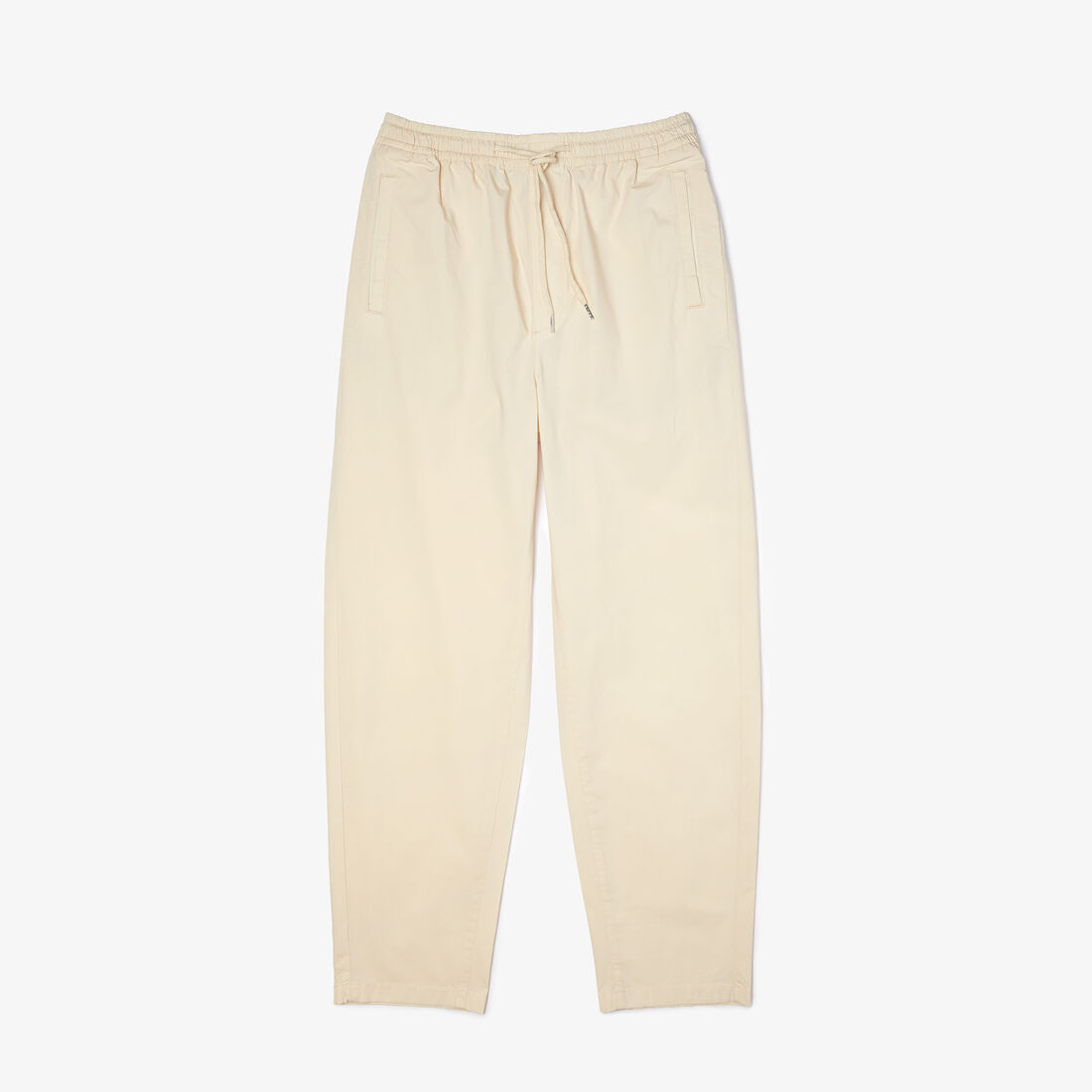 Lacoste Lightweight Stretch Poplin Chino Men's Pants Beige | 327-LJQIRZ