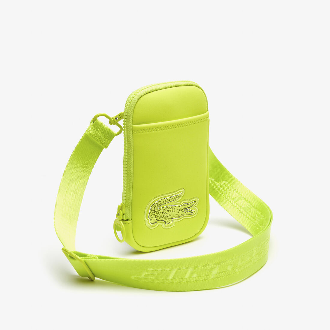 Lacoste Logo Strap Smartphone Holder Women's Wallets Yellow | 716-DLSPUB