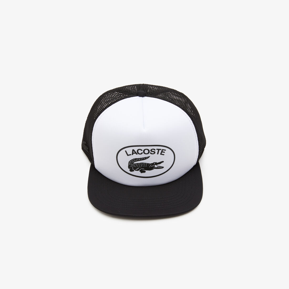 Lacoste Mesh And Neoprene Men's Hats Black / White | 462-MJKWAV