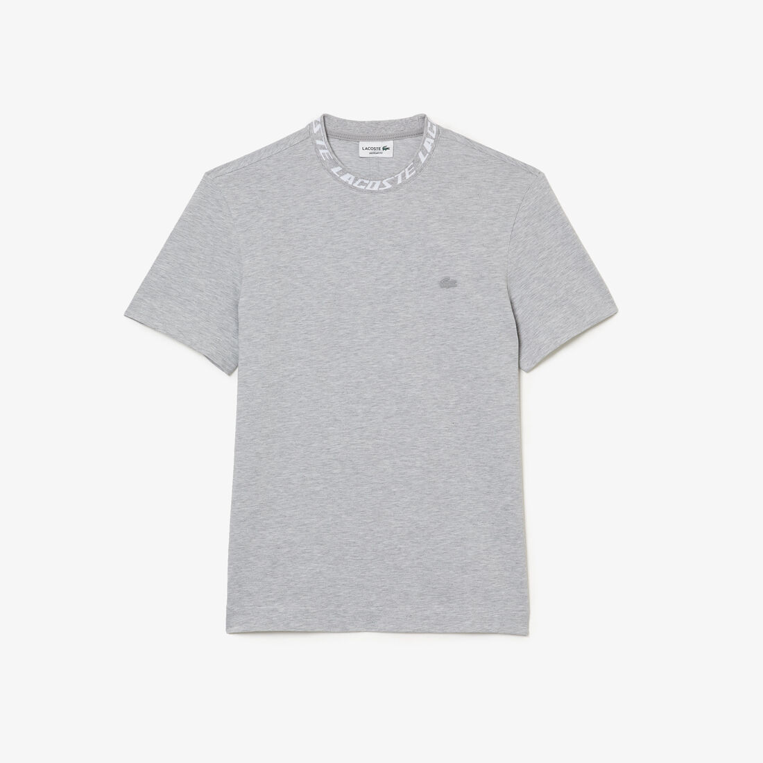 Lacoste Regular Fit Branded Collar Men's T Shirts Grey | 145-PCGNJD