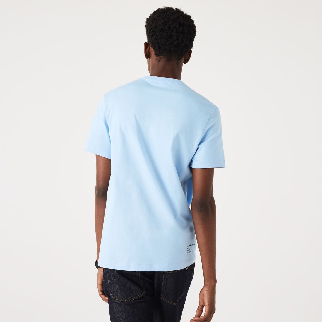 Lacoste Regular Fit Cotton Jersey Men's T Shirts Blue | 730-SIPXLA