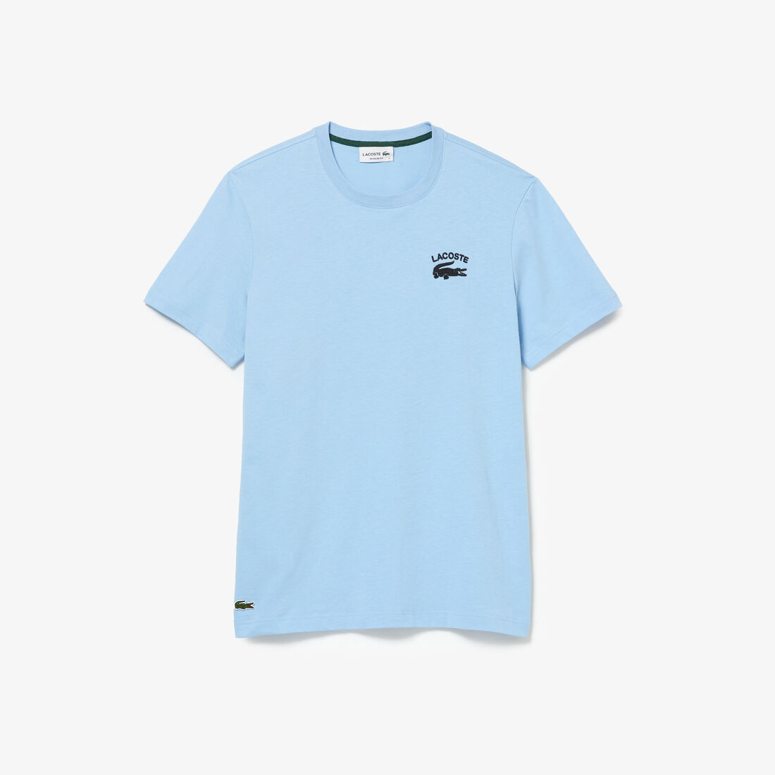 Lacoste Regular Fit Cotton Jersey Men's T Shirts Blue | 730-SIPXLA