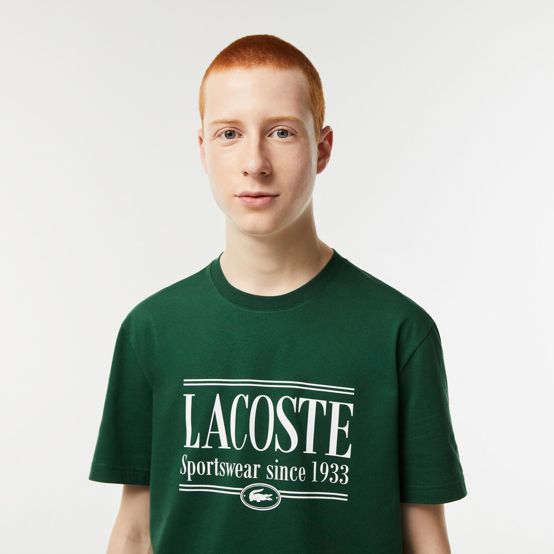 Lacoste Regular Fit Jersey Men's T Shirts Green | 301-QIPTKH