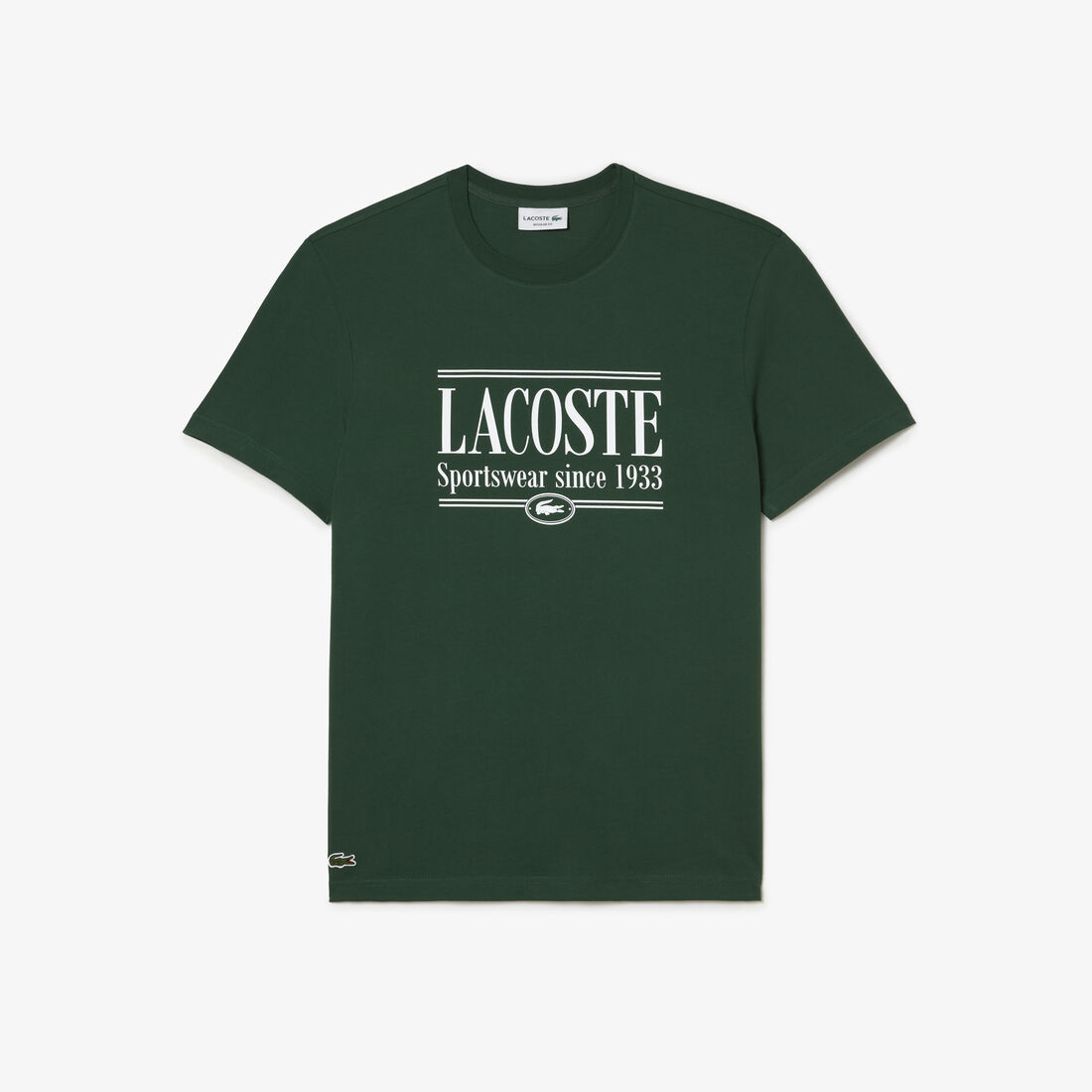 Lacoste Regular Fit Jersey Men's T Shirts Green | 301-QIPTKH