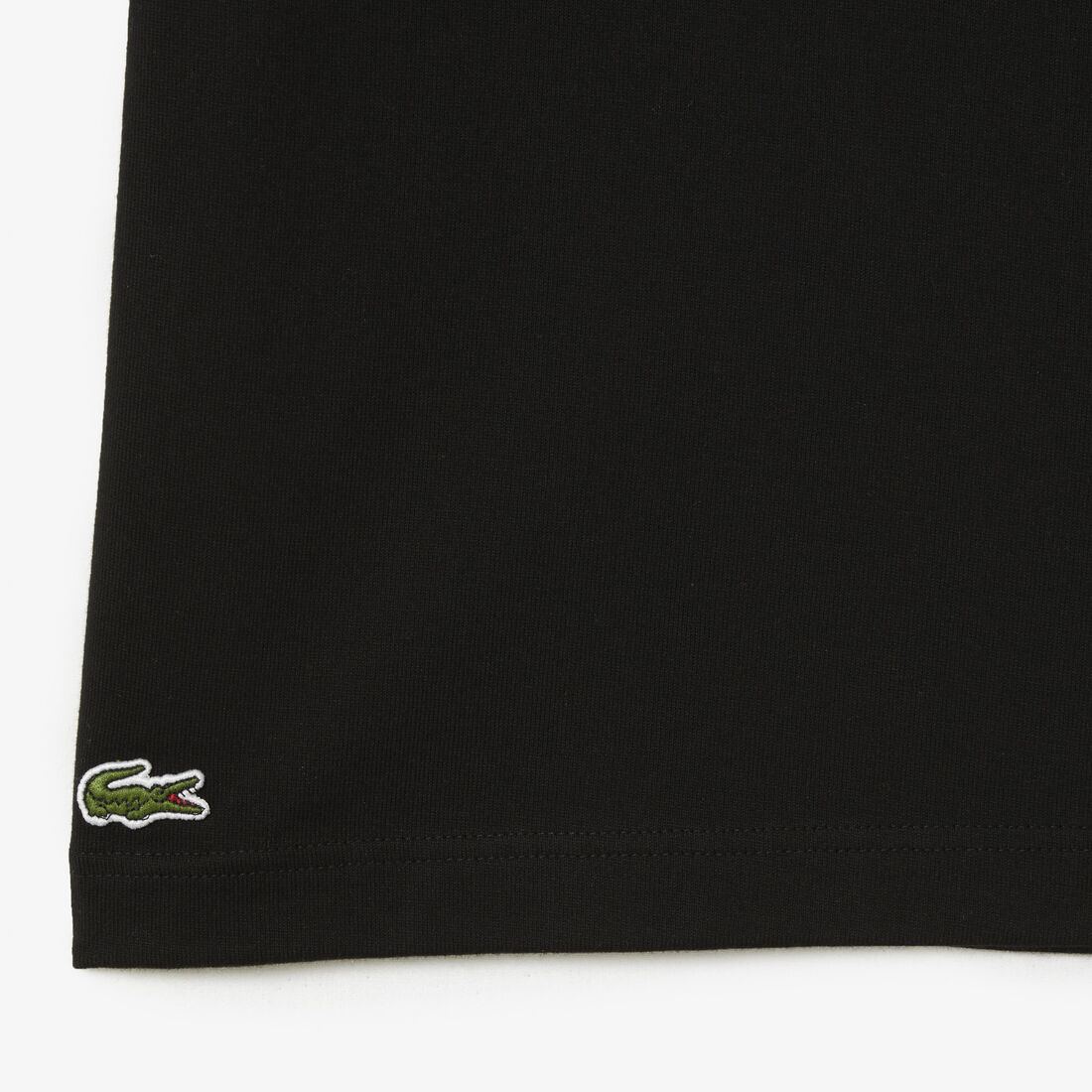 Lacoste Relaxed Fit Organic Cotton Jersey Men's T Shirts Black | 540-LSUQWI