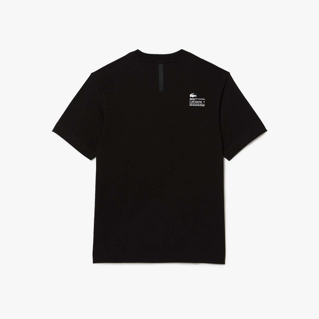 Lacoste Relaxed Fit Print Men's T Shirts Black | 360-NJCUXS