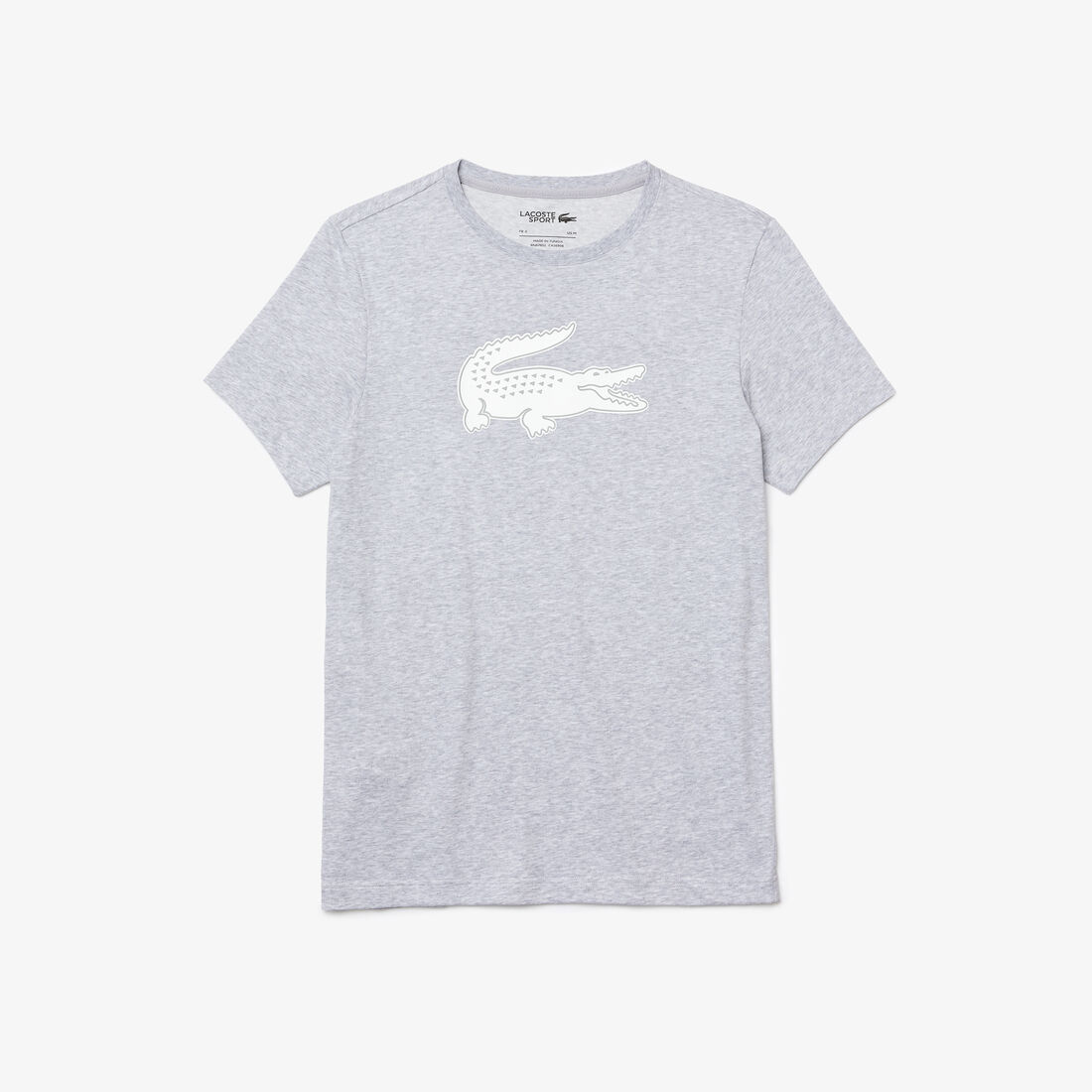 Lacoste Sport 3d Print Crocodile Breathable Jersey Men's T Shirts Grey | 264-NRKMZD