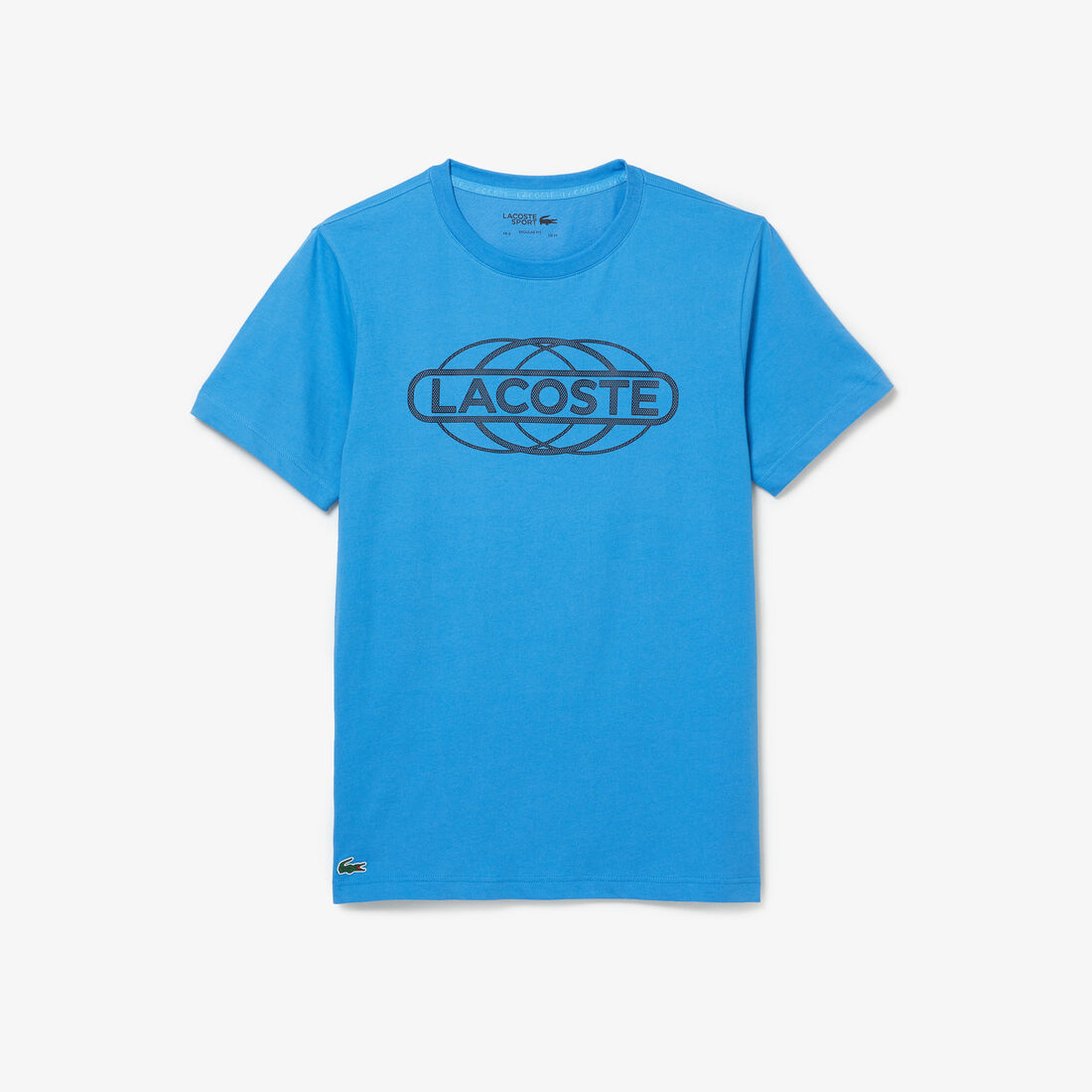 Lacoste Sport Organic Jersey Men's T Shirts Blue | 437-EMGAIK