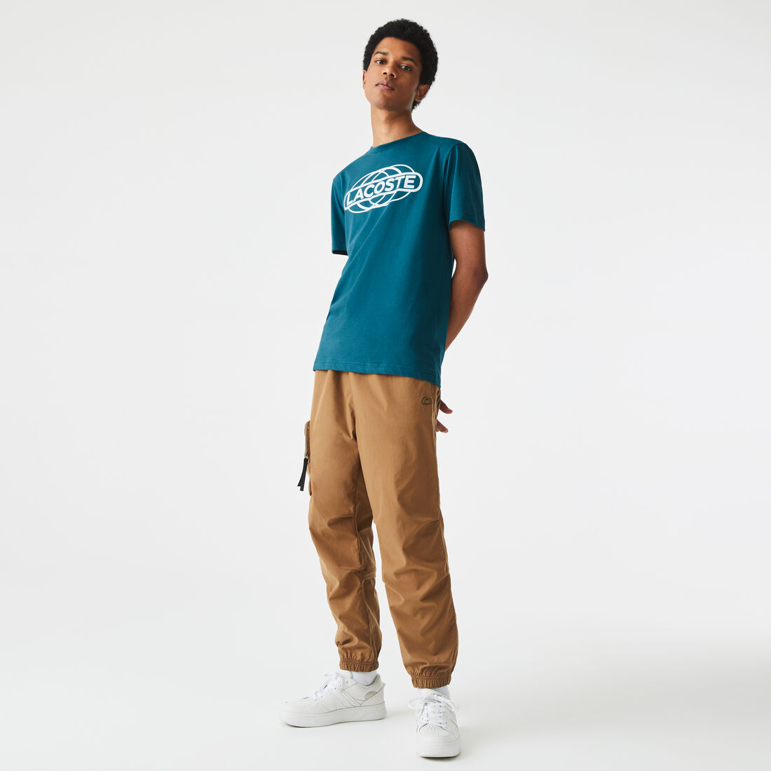 Lacoste Sport Organic Jersey Men's T Shirts Green | 618-YPXCTR