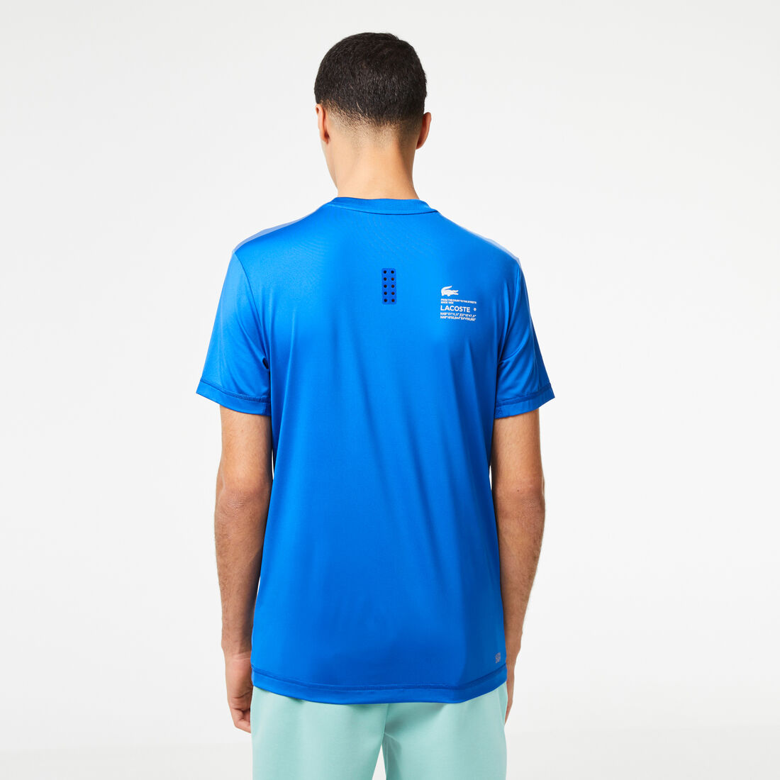 Lacoste Sport Slim Fit Stretch Jersey Men's T Shirts Blue | 216-ZXTDJF