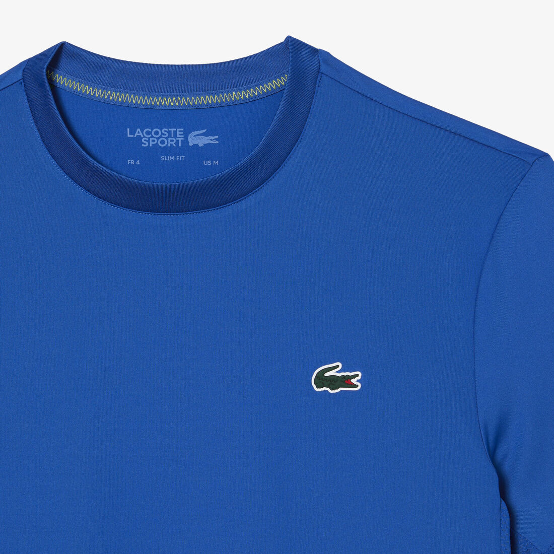 Lacoste Sport Slim Fit Stretch Jersey Men's T Shirts Blue | 216-ZXTDJF