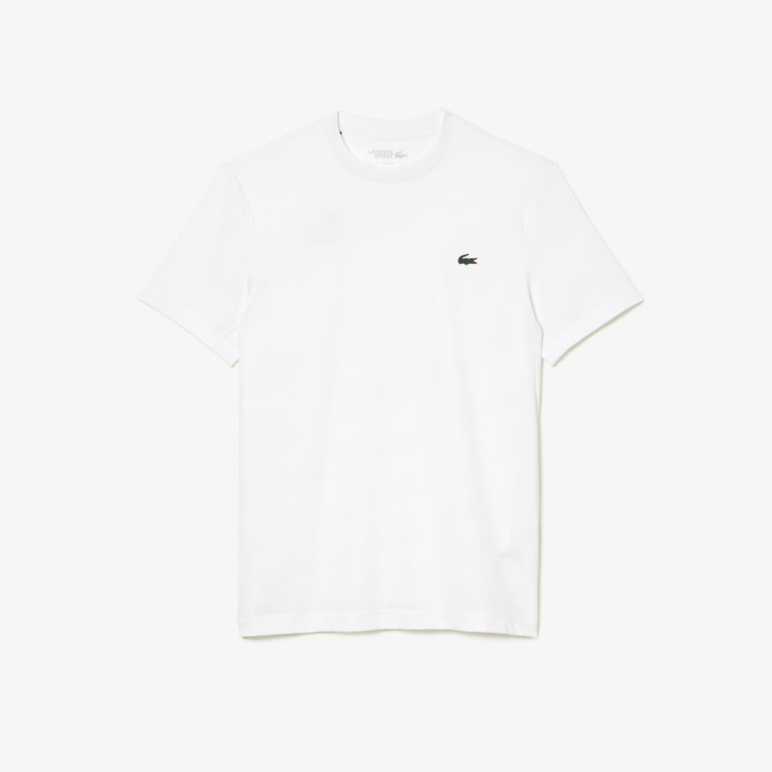 Lacoste Sport Slim Fit Stretch Jersey Men's T Shirts White | 461-VQTXRZ